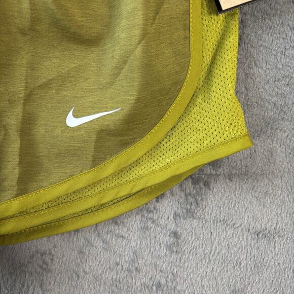 NNike Womens Shorts Small Green Tempo Dri-Fit CU8890-333 Running Performance New - Picture 5 of 9